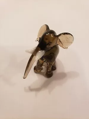 Murano Glass Elephant Figurine • $15