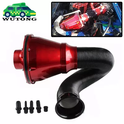 Car Cold Air Intake Filter Induction Kit Pipe Power Flow Hose System For 65/70mm • $32.99