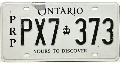 *99 CENT SALE*  Ontario PRP TRUCK License Plate #PX7-373 No Reserve • $1.25