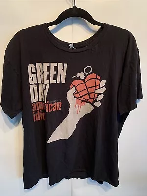 Green Day American Idiot 2004 Concert Tour T Shirt Men’s XL Billie Joe Armstrong • $24.95