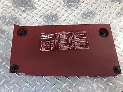 1987-1991 Ford F150 F250 Dash Interior Fuse Box Cover Oem Red 87-91 • $85