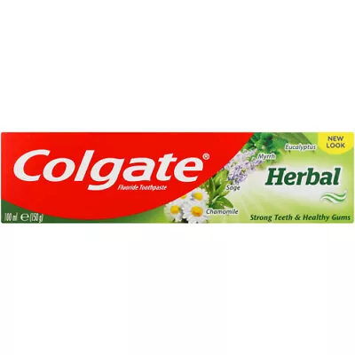 Colgate Herbal Toothpaste 100ml EUCALYPTUS CHAMOMILE MYRRH & SAGE Multi Buy • £6.99