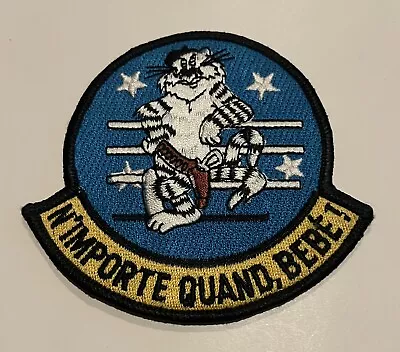 US. Navy F-14 Tomcat ` N`IMPORTE QUAND BEBE` Patch • $8