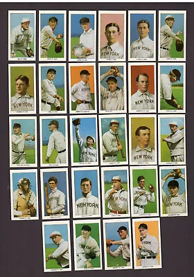 1909-1911 NEW YORK YANKEES ~ T206 CCC Complete Team REPRINT Set ~ ALL 28 Cards • $22.95