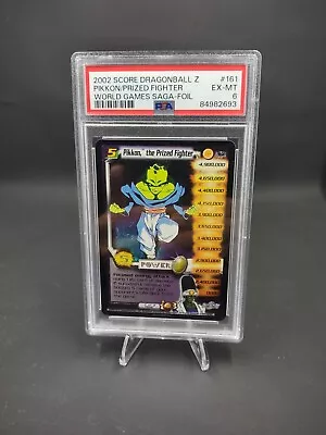 Dragonball Z Tcg Pikkon The Prized Fighter #161 World Games Saga Ultra RarePSA6 • $200