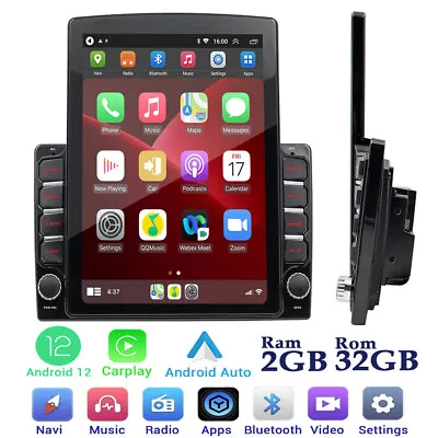 Double 2Din Car Stereo Radio Player GPS WIFI Apple Carplay Android Auto Tablet • $149.95