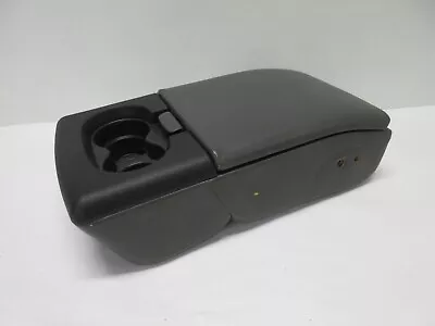 BLACK 04-08 Ford F-150 Jump Seat Center Console Armrest W/ 2 Cup Holder Leather • $219.99