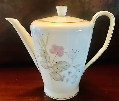 VTG ROSENTHAL BAVARIA Paris Spring Ivory Coffee/Tea Pot MID CENTURY MODERN 1950s • $25