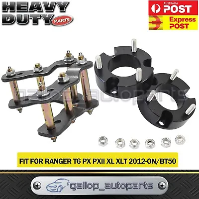 Fit Ford Ranger PX & BT50 Lift Kit 2.5  Front Spacer & 2  Rear Shackles 2012-18 • $151.20