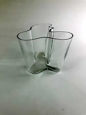 Ittala Signed Alvar Aalto 3030 Crystal Vase • $245