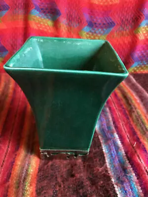 Two Dark Green Miramar Pottery Planters 601 California Pottery • $90