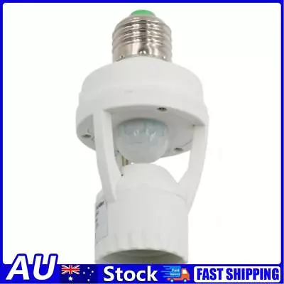 110-240V Socket E27 Converter With PIR Motion Sensor Light Bulb Switch Lamp Base • $12.09