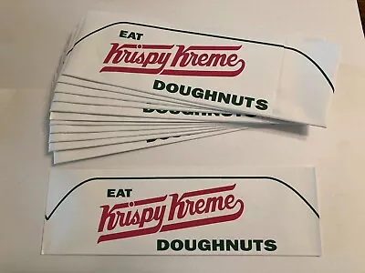 Krispy Kreme Doughnuts Hats 12 Paper Bakers Cap New Low Profile Dozen Count • $16.50