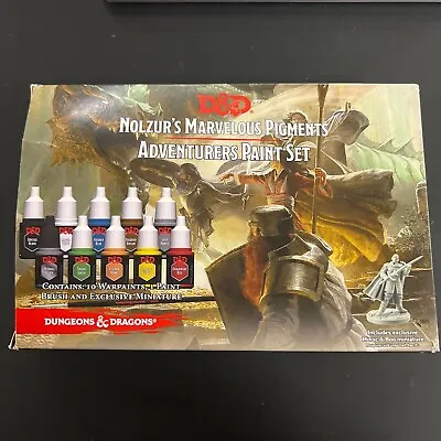 RETURNS The Army Painter D&D Adventurers Paint Set For Miniature Painting 75001 • $24.52