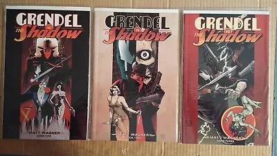 GRENDEL Vs The SHADOW 1-3 NM Complete 2014 Series Dark Horse Comics  Matt Wagner • $24.99