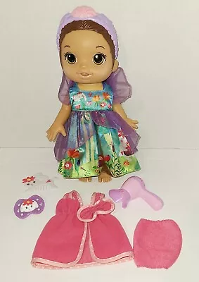 Baby Alive Glam Spa Doll With Custom Lot Accessories Hasbro Color Reveal Nails • $18.99