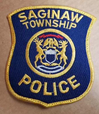 MI Saginaw Township Michigan Police Shoulder Patch • $5.25