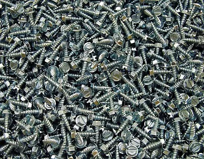 (2000) Zip Screws 8 X 1/2 Self-Piercing Hex Washer Head Sheet Metal • $40.99