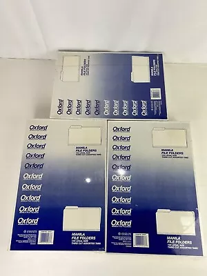 OXFORD - Manila File Folders Legal Size - 300 File Folders. 8-1/2” X 14”. 22437 • $72