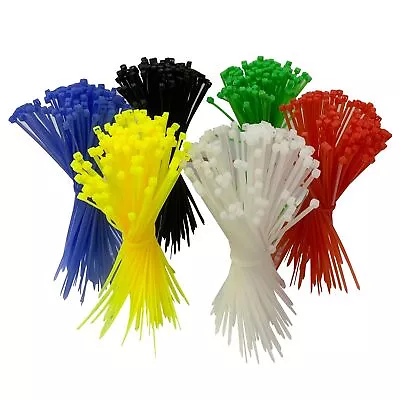 600 Pieces Zip Ties For 6 Inch Multi-Purpose Assorted Colored Self-Locking N... • $17.76