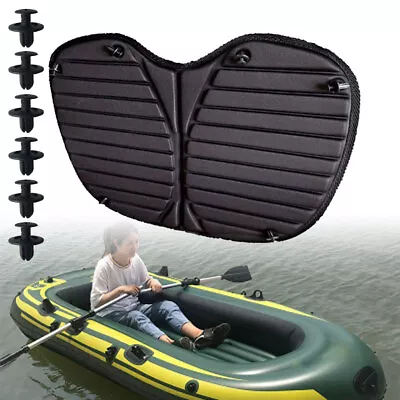 ​Comfortable Kayak Canoe Seat Cushion Soft UK Inflatable Boat Thicken Padded Pad • £11.94