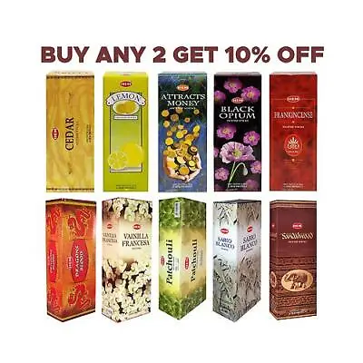 💖HEM Incense Sticks Genuine Insence Joss Mix Match Fragrance Scent 6 Pack💖 • £8.54