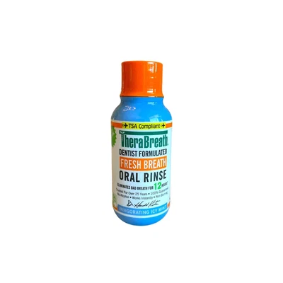 $5 • Buy TheraBreath Fresh Breath Oral Rinse Icy Mint Flavor NEW SEALED 3 Oz Travel Size 