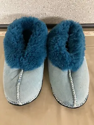 Men’s Size 13 Unique Blue Slippers Insulated • $5
