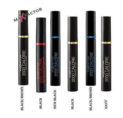 Max Factor 2000 Calorie Mascara Black Dramatic Volume - Select Your Type - New • £7.95