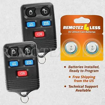 2 For 2003 2004 2005 2006 2007 Lincoln Navigator Keyless Entry Remote Key Fob • $13.45