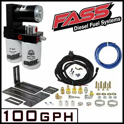 FASS 100 GPH Fuel Lift Pump For 1998.5-2004 Ram 2500 3500 Cummins 5.9L Diesel • $596.55