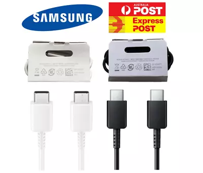 Genuine Samsung USB-C Fast Charging Cable 1m For S22 S21 S20 Note 20 Plus Ultra • $8.95