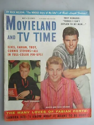 Movieland And TV Time Magazine - May 1960 Issue - David & Ricky Nelson • $7.99