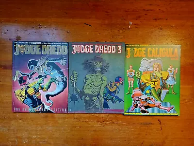 Judge Dredd Chronicles 3 Caligula Collection Lot Bundle Titan Books Death 2000AD • £25