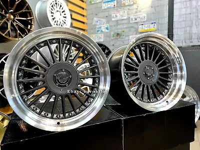$1547.07 • Buy New 17 Inch 5x120 ALPINA Style Stance Deep Dish GREY Wheels For MB BMW E60 E34