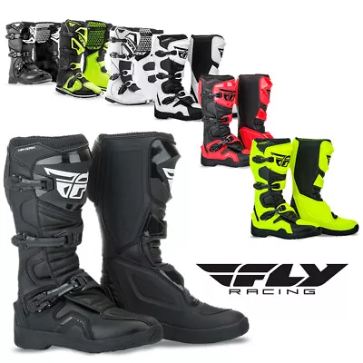 Fly Racing Maverik Boots Off-Road Mx Motocross Dirt Bike ATV Enduro Size 8 To 14 • $119.99