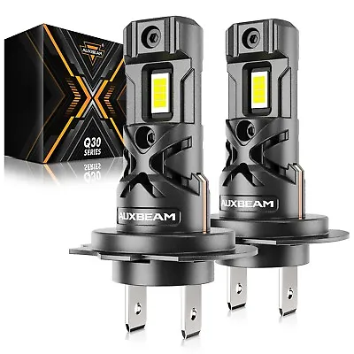 AUXBEAM H7 LED Headlight Bulbs Kit High Low Beam 6500K Super White 24000LM 110W • $68.99