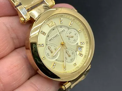 Michael Kors Mk-5276 Chronograph Date S/s Quartz Women's Watch • $49.99