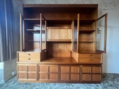 RARE Vintage Nathan Squares Mid Century Wall Unit And Drinks Cabinet • £10