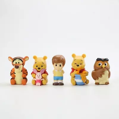 Winnie Pooh Cake Toppers Toys Figures Kids Birthday Cake Decoration Tigger • £9.99