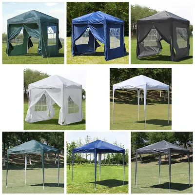 2X2m 3X3m Pop-up Gazebo Waterproof Marquee Canopy Outdoor Garden Tent CLIPOP • £55.99