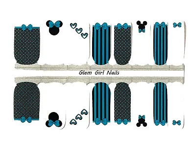 Mickey And Minnie Mouse Nail Polish Strips / Nail Wraps / Nail Stickers • $4.99