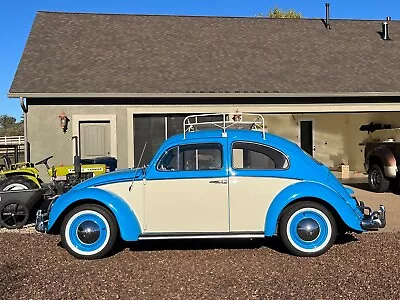 1961 Volkswagen Beetle - Classic Two Tone With Luggage Rack • $32500