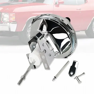 Universal Chrome 9  Single Power Brake Booster Fits Chevy GM Chevelle Olds GTO • $128.88