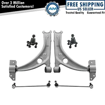 $178.39 • Buy 6 Piece Suspension Kit Control Arms Ball Joints Sway Bar End Links For VW New