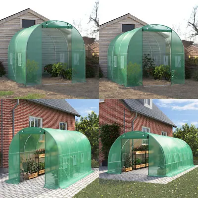 £26.95 • Buy Polytunnel Greenhouse Tent Round Top Poly Tunnels Gardening Walk Window Outdoor 