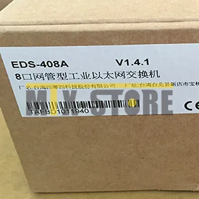 1pcs MOXA 8-PORT Managed Ethernet Switch EDS-408A  EDS408A New In Box • $478