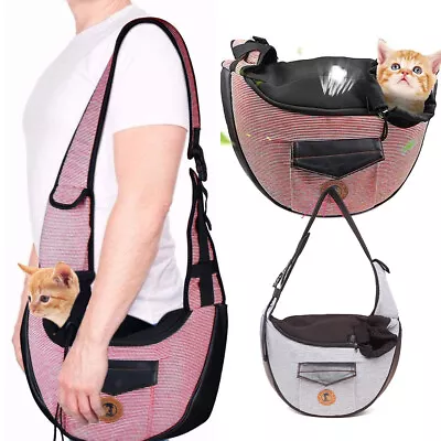 Pet Puppy Carrier Bag Cats Puppy Outdoor Travel Dog Shoulder Bag Sling Tote Bag • $35.99