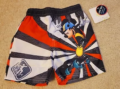 Boys MICKEY MOUSE SWIM SHORTS Size 18 Months NWT • $6.99