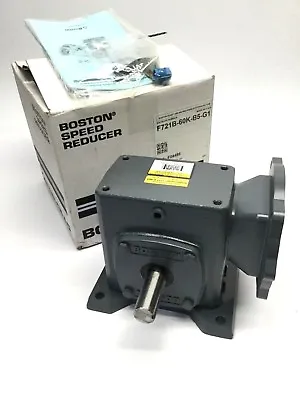 $720.78 • Buy Boston Gear F721B-60K-B5-G1 Speed Reducer Left Hand 0.55 Input HP